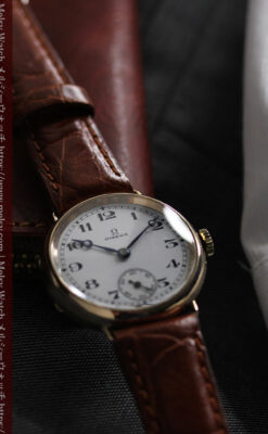 感動を呼ぶ オメガのアンティーク金無垢腕時計 【1932年製】-W1540-10