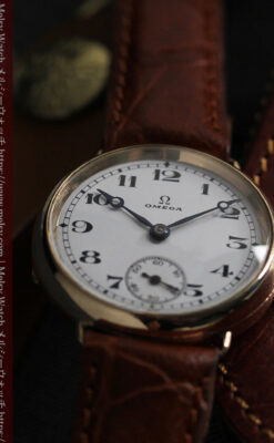 感動を呼ぶ オメガのアンティーク金無垢腕時計 【1932年製】-W1540-12