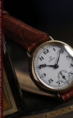 感動を呼ぶ オメガのアンティーク金無垢腕時計 【1932年製】-W1540-15