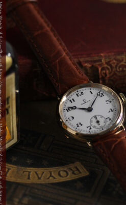 感動を呼ぶ オメガのアンティーク金無垢腕時計 【1932年製】-W1540-16