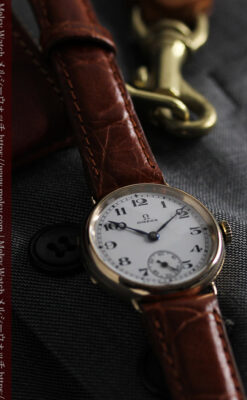 感動を呼ぶ オメガのアンティーク金無垢腕時計 【1932年製】-W1540-2