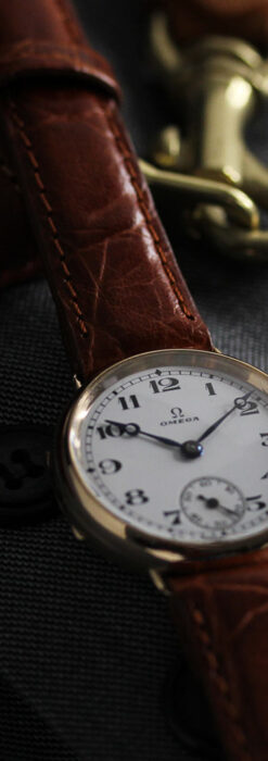 感動を呼ぶ オメガのアンティーク金無垢腕時計 【1932年製】-W1540-2