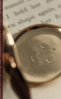 感動を呼ぶ オメガのアンティーク金無垢腕時計 【1932年製】-W1540-22