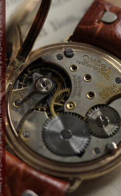 感動を呼ぶ オメガのアンティーク金無垢腕時計 【1932年製】-W1540-23