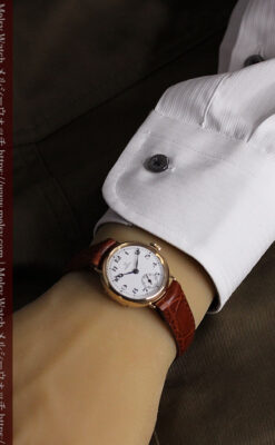 感動を呼ぶ オメガのアンティーク金無垢腕時計 【1932年製】-W1540-25