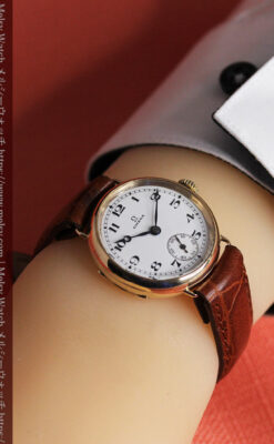 感動を呼ぶ オメガのアンティーク金無垢腕時計 【1932年製】-W1540-26