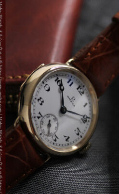 感動を呼ぶ オメガのアンティーク金無垢腕時計 【1932年製】-W1540-4
