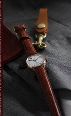 感動を呼ぶ オメガのアンティーク金無垢腕時計 【1932年製】-W1540-5