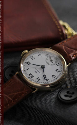 感動を呼ぶ オメガのアンティーク金無垢腕時計 【1932年製】-W1540-9