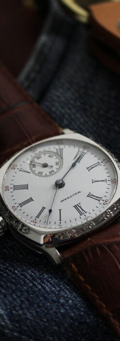 ウォルサム アンティーク腕時計 装飾入りクッション型 【1907年頃】-W1541-6