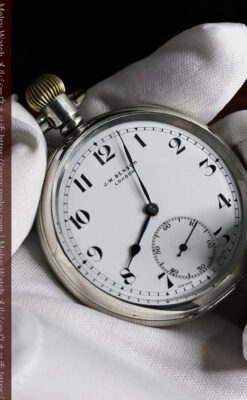 英国ベンソン 渋さが光る銀無垢アンティーク懐中時計 【1937年頃】-P2312-15