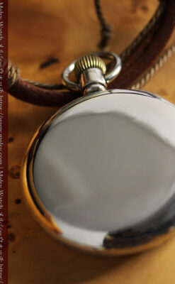 英国ベンソン 渋さが光る銀無垢アンティーク懐中時計 【1937年頃】-P2312-16