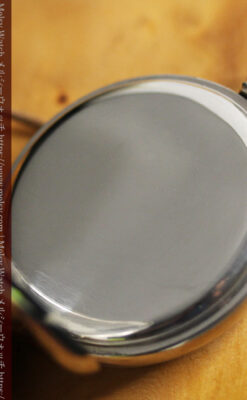 英国ベンソン 渋さが光る銀無垢アンティーク懐中時計 【1937年頃】-P2312-18