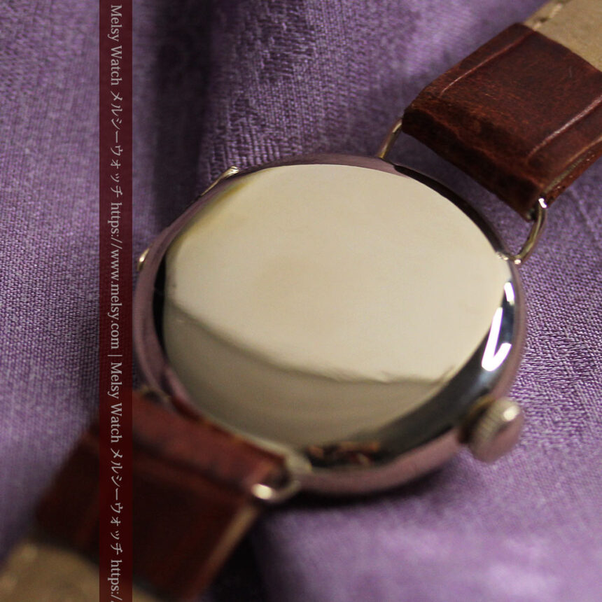 エルジン アンティーク腕時計 淡い桃色と金の文字盤 【1904年頃】-W1542-16