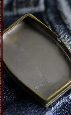 ユンハンス 縦長トノー型のアンティーク腕時計 【1950年頃】-W1543-17