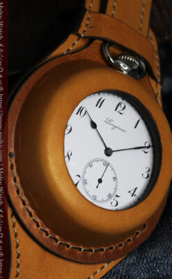 ロンジンのアンティーク懐中時計と腕時計ケース 【1913年製】-P2315-11