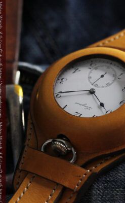 ロンジンのアンティーク懐中時計と腕時計ケース 【1913年製】-P2315-12