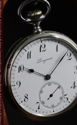 ロンジンのアンティーク懐中時計と腕時計ケース 【1913年製】-P2315-14