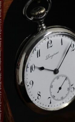 ロンジンのアンティーク懐中時計と腕時計ケース 【1913年製】-P2315-15