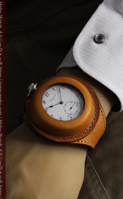 ロンジンのアンティーク懐中時計と腕時計ケース 【1913年製】-P2315-25