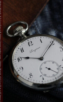 ロンジンのアンティーク懐中時計と腕時計ケース 【1913年製】-P2315-3