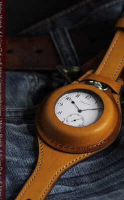 ロンジンのアンティーク懐中時計と腕時計ケース 【1913年製】-P2315-8