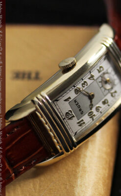 グリュエン アンティーク腕時計 上品なカーブ 【1937年頃】-W1544-15