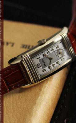 グリュエン アンティーク腕時計 上品なカーブ 【1937年頃】-W1544-8