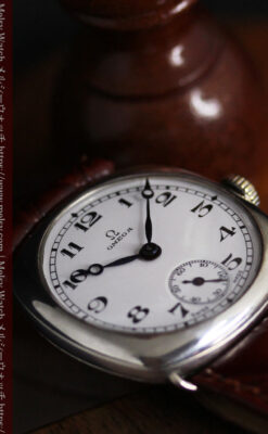 趣き漂う オメガのアンティーク銀無垢腕時計 【1931年製】-W1545-12
