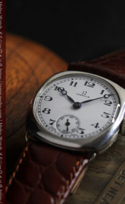 趣き漂う オメガのアンティーク銀無垢腕時計 【1931年製】-W1545-13