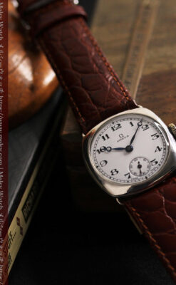 趣き漂う オメガのアンティーク銀無垢腕時計 【1931年製】-W1545-15