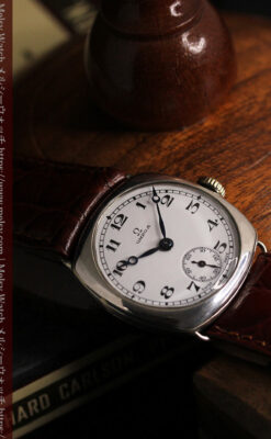 趣き漂う オメガのアンティーク銀無垢腕時計 【1931年製】-W1545-17