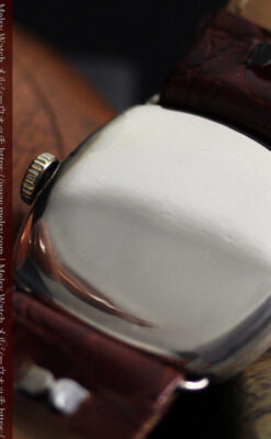 趣き漂う オメガのアンティーク銀無垢腕時計 【1931年製】-W1545-19