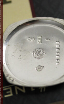 趣き漂う オメガのアンティーク銀無垢腕時計 【1931年製】-W1545-21