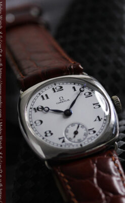 趣き漂う オメガのアンティーク銀無垢腕時計 【1931年製】-W1545-5