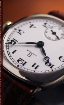 趣き漂う オメガのアンティーク銀無垢腕時計 【1931年製】-W1545-7