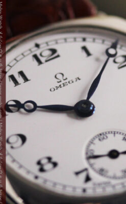 趣き漂う オメガのアンティーク銀無垢腕時計 【1931年製】-W1545-8