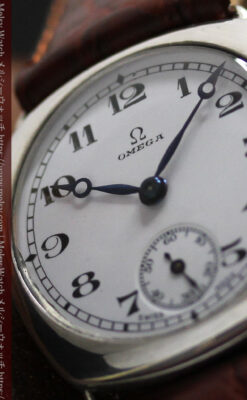 趣き漂う オメガのアンティーク銀無垢腕時計 【1931年製】-W1545-9