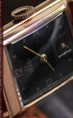 オメガのアンティーク腕時計 【1943年製】ブラック＆ローズ-W1546-14