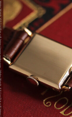 オメガのアンティーク腕時計 【1943年製】ブラック＆ローズ-W1546-15