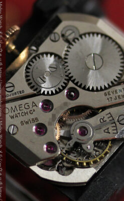 オメガのアンティーク腕時計 【1943年製】ブラック＆ローズ-W1546-17