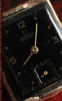 オメガのアンティーク腕時計 【1943年製】ブラック＆ローズ-W1546-18