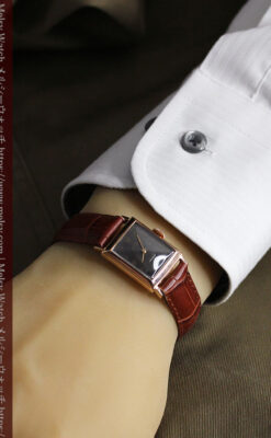 オメガのアンティーク腕時計 【1943年製】ブラック＆ローズ-W1546-20