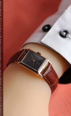 オメガのアンティーク腕時計 【1943年製】ブラック＆ローズ-W1546-21