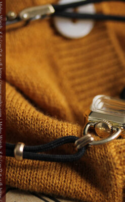 グリュエン ミニハンドバック型の女性用アンティーク腕時計 【1940年頃】-W1548-14