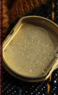 グリュエン ミニハンドバック型の女性用アンティーク腕時計 【1940年頃】-W1548-16