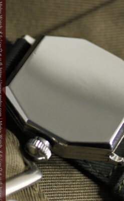 縦長八角形 エルジンのアンティーク腕時計 【1929年頃】-W1549-17