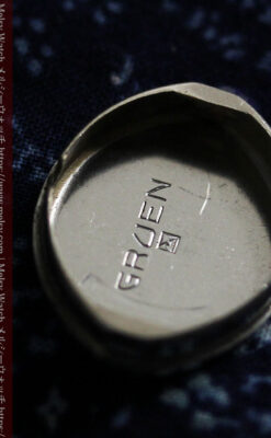 グリュエン 可愛いリボン飾りのアンティーク腕時計 【1950年頃】-W1550-16