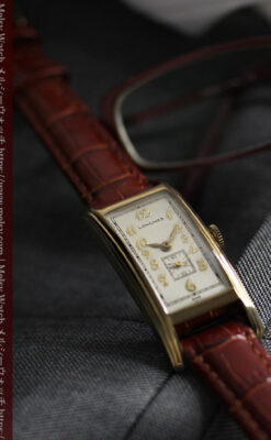 ロンジンの細身で縦長の上品なアンティーク腕時計 【1940年頃】-W1551-10