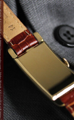 ロンジンの細身で縦長の上品なアンティーク腕時計 【1940年頃】-W1551-18